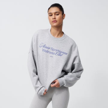 aim'n Women's Wellness Sweatshirt in Grey