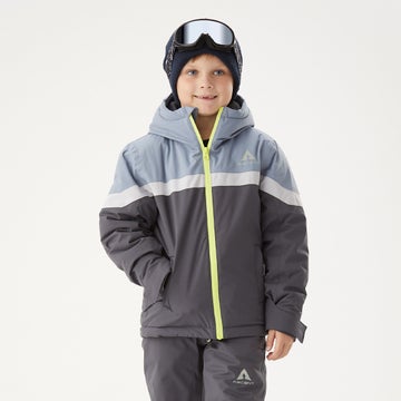 Ascent Kids Bluebird Snow Jacket in Grey SNOW SPORTS