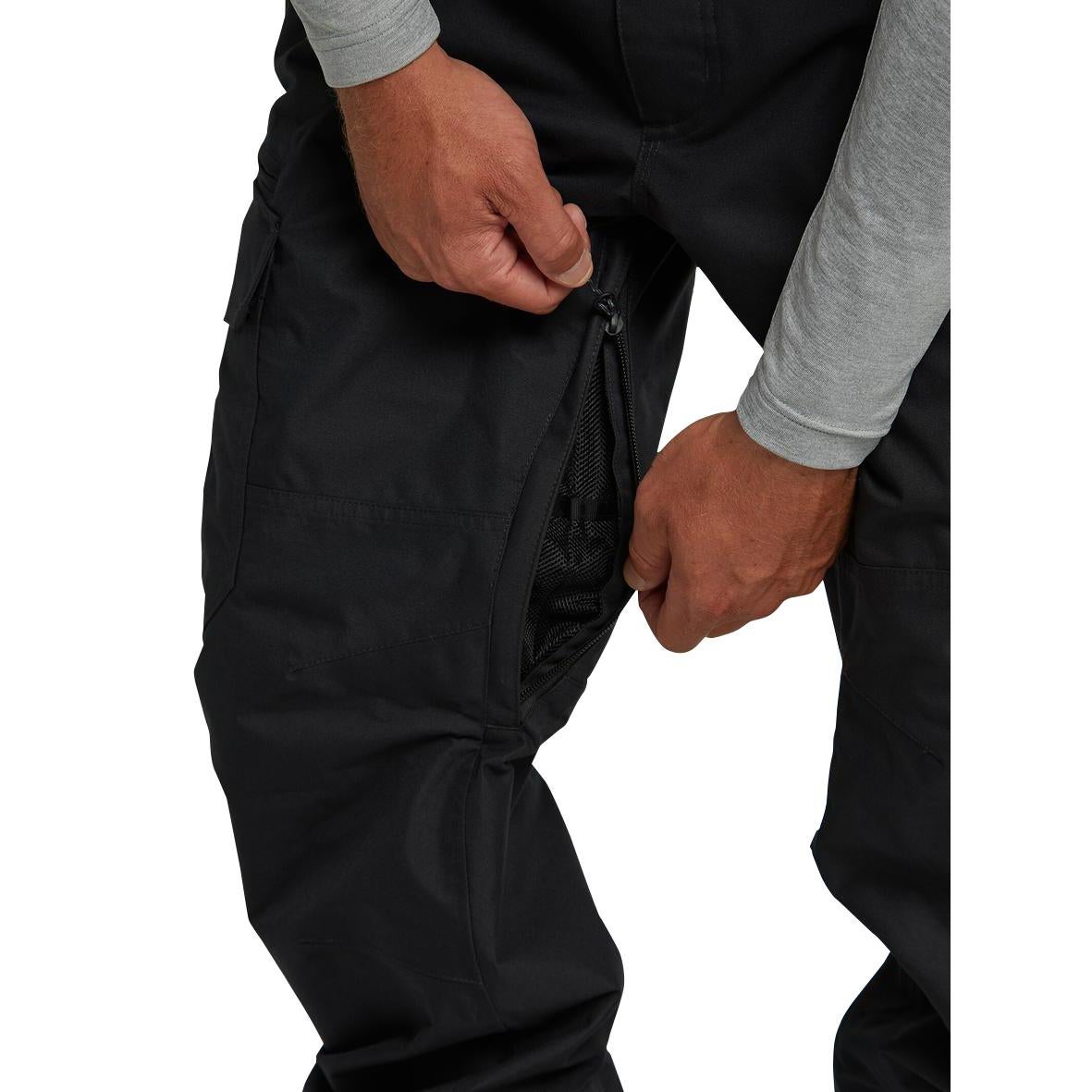 Burton Cargo Men's Snow Pants in Black | SNOW SPORTS