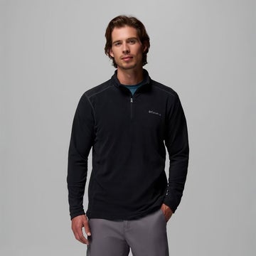 Columbia Klamath Range II Men's Half Zip Sweatshirt in Black