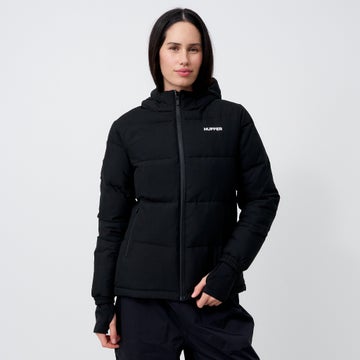 Huffer Mount Women's Puffer Jacket in Black CLOTHING - Main Image