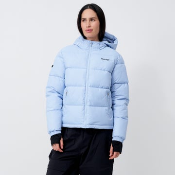 Huffer Trail Women's Puffer Jacket in Blue CLOTHING