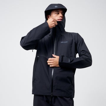 Marmot Seeker Gore-Tex Men's Waterproof Rain Jacket in Black