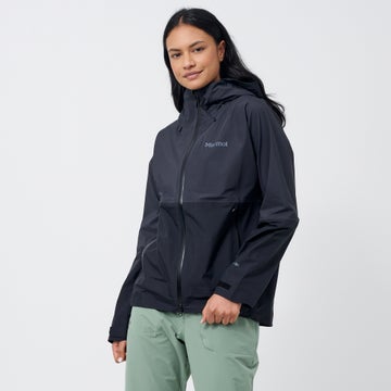 Marmot Seeker Gore-Tex Women's Waterproof Rain Jacket in Bla