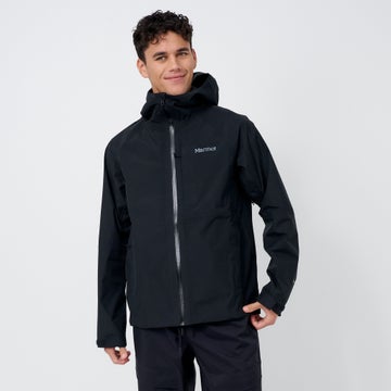 Marmot Waypoint Gore-Tex Men's Waterproof Rain Jacket in Bla