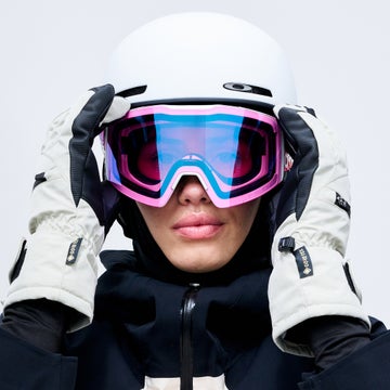 Oakley Fall Line Prizm M Snow Goggles in White SNOW SPORTS