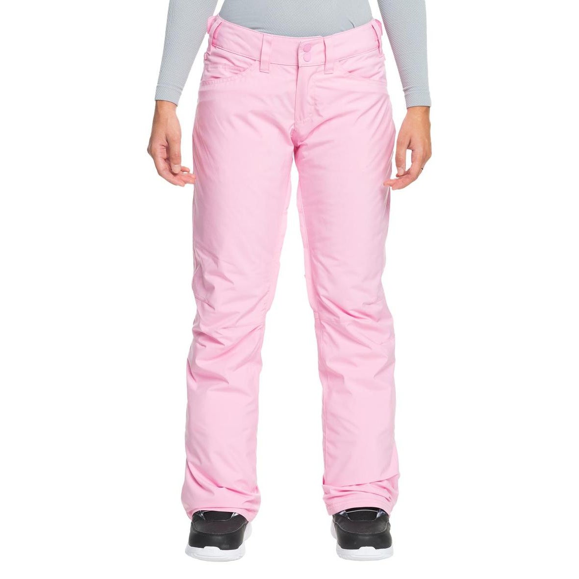 Rising High Light Pink Snow Pants Roxy Womens Backyard Snow Pants