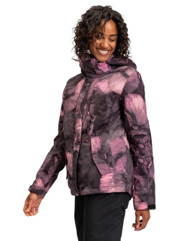 Roxy Women's Jetty Snow Jacket in Pink SNOW SPORTS