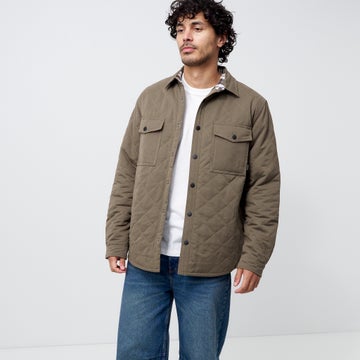 RPM Quilted Men's Jacket in Green CLOTHING
