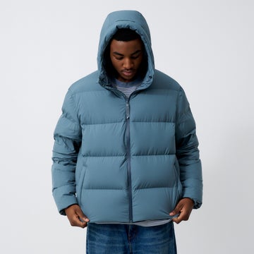 R&R Sport Kilburn Men's Down Puffer Jacket in Grey CLOTHIN