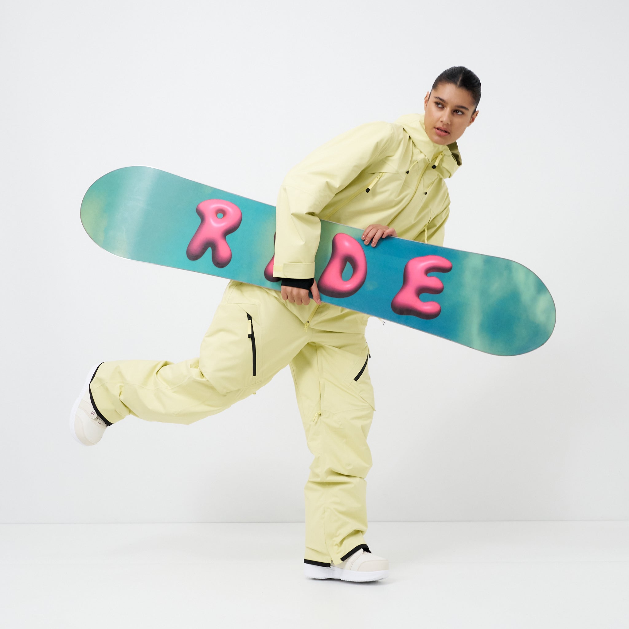 R&R Sport Knightsbridge Women's Snow Jacket in Yellow | SNOW