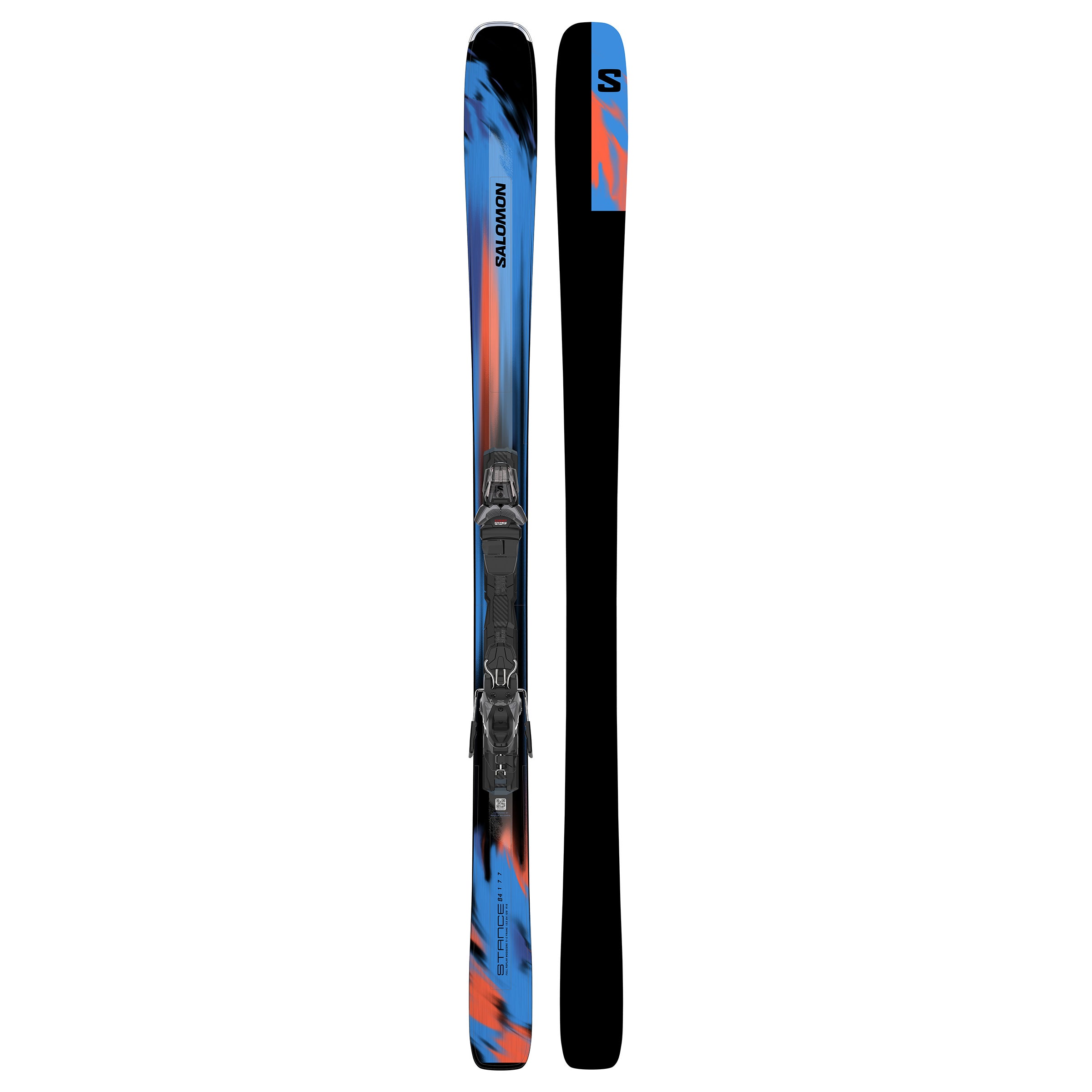 Salomon Stance 84 Skis M11 Bindings in Blue SNOW SPORTS