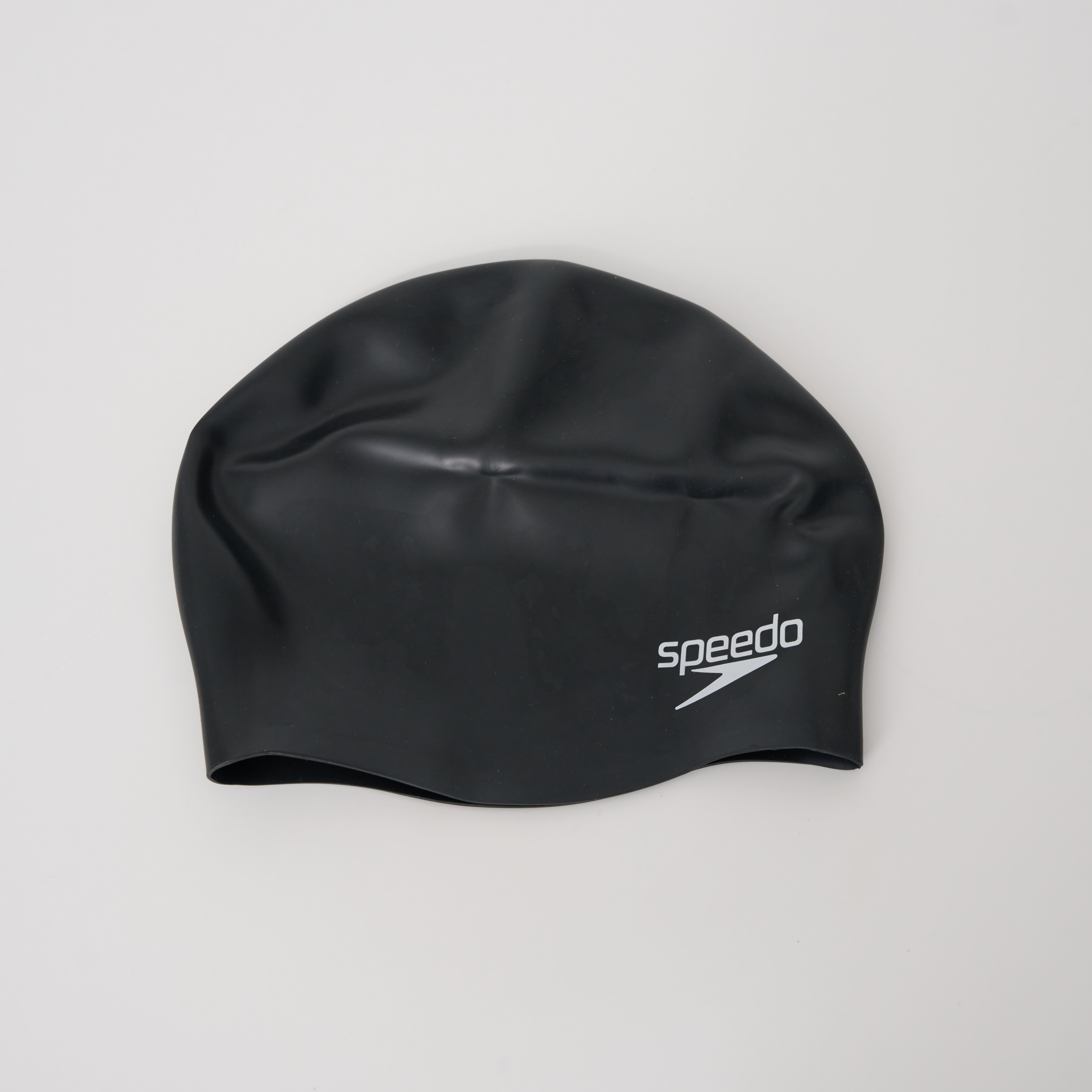 Speedo Junior Moulded Silicone Cap in Black WATER SPORTS