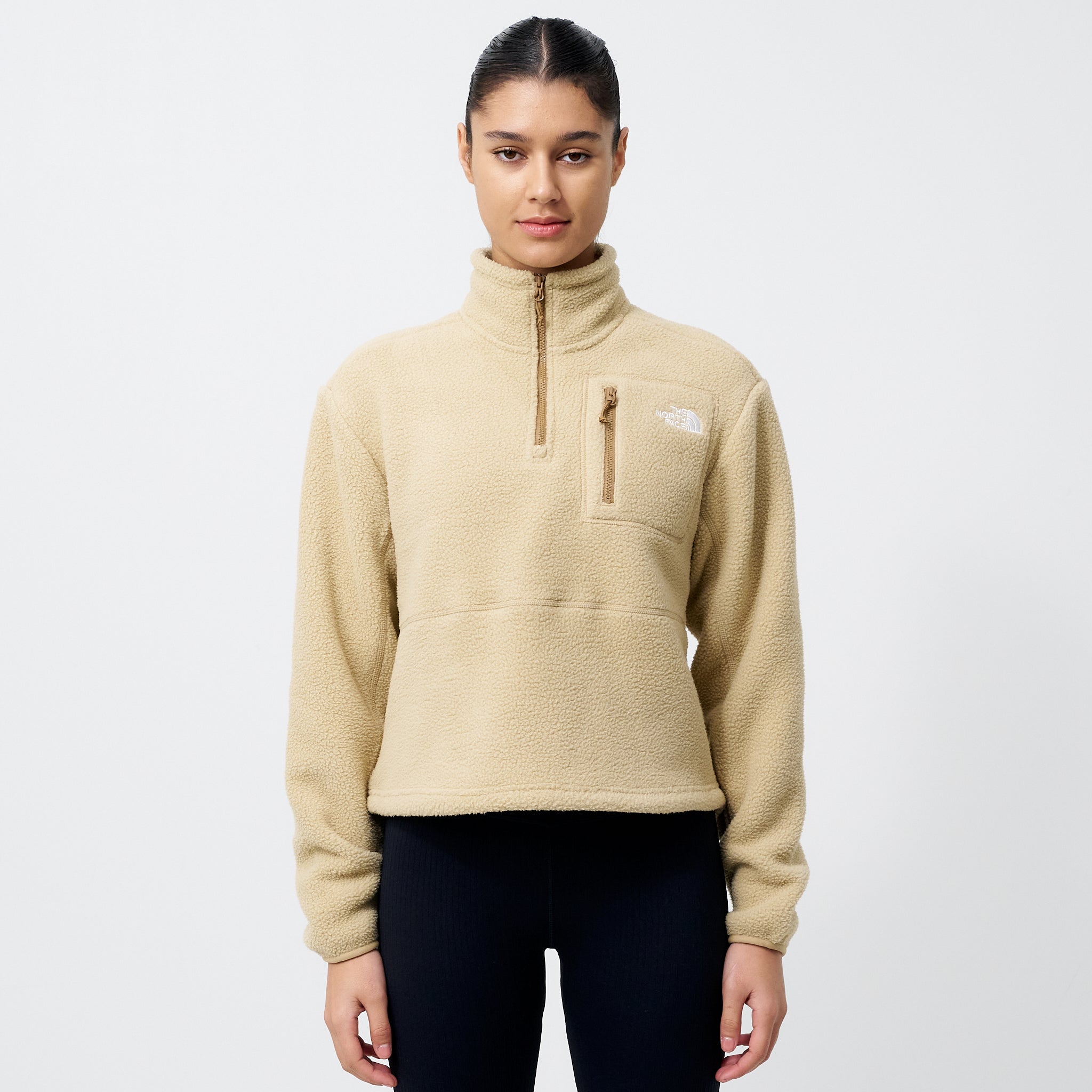 The North Face Yumiori Women's Fleece Quarter Zip in Green