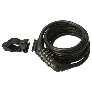 Torpedo7 Combination Cable Lock with Bracket BIKE
