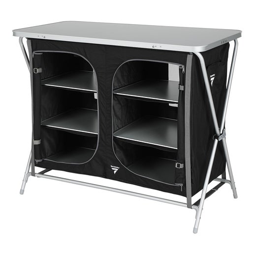 Torpedo7 Stowaway 6 Shelf Cupboard in Black | OUTDOOR/CAMPIN