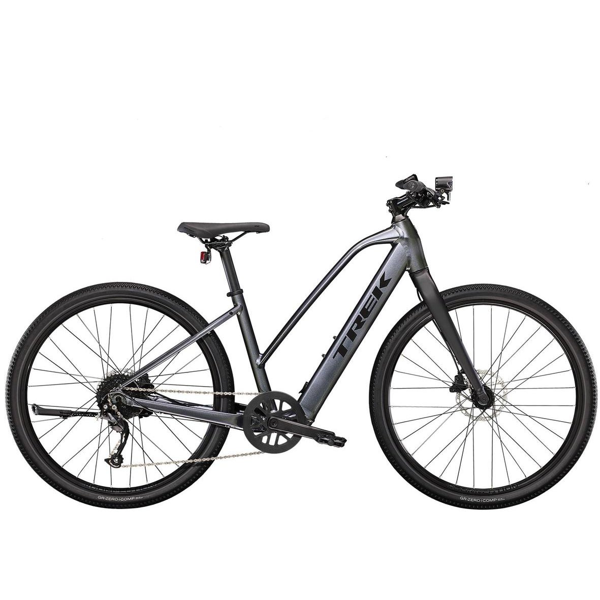 Trek 2023 Dual Sport+ Stagger E-Bike in Grey BIKE