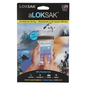 Loksak 3.75x7 WP Resealable Double Seal - 2 pack
