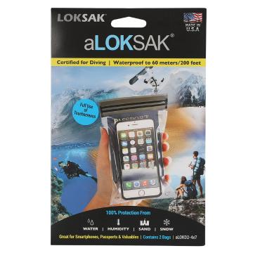 Loksak 4x7 WP Resealable Double Seal - 2 pack