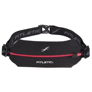 Fitletic Mini Sport Belt with Pouch - Blk/Pnk Zip