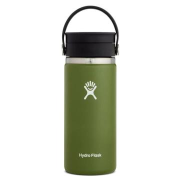Hydro Flask Wide Mouth Olive wtih Flex Sip Lid 473ml