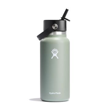 Hydro Flask 32oz Wide Mouth with Flex Straw - Agave
