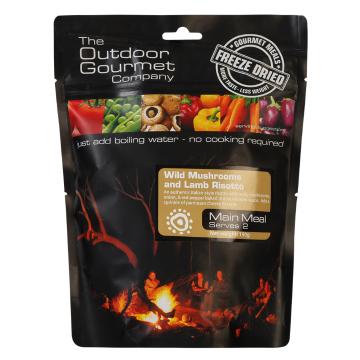 The Outdoor Gourmet Company Two Serve Meal - Wild Mushroom & Lamb Risotto