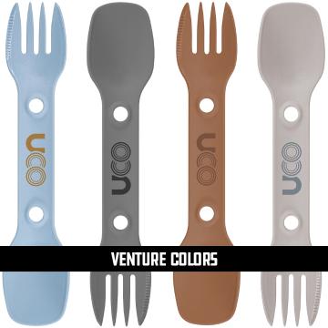 UCO Utility Spork 4-pack with Tether - Assorted Venture