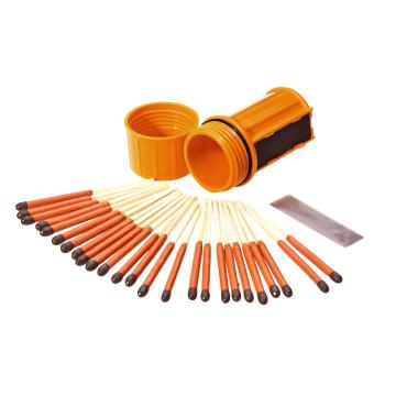 UCO Match Container With 25 Matches - Orange