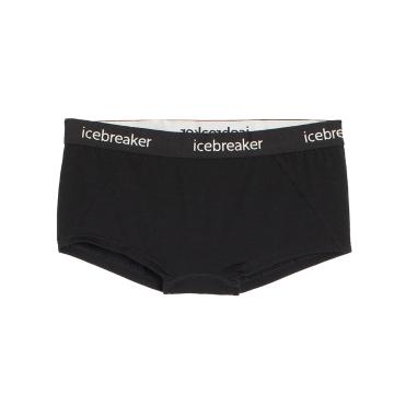 Icebreaker Women's Sprite Hot Pants - Black / Black