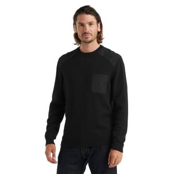 Icebreaker Men's Barein Crewe Sweater - Black