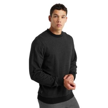 Icebreaker Men's Central Long Sleeve Sweatshirt - Black