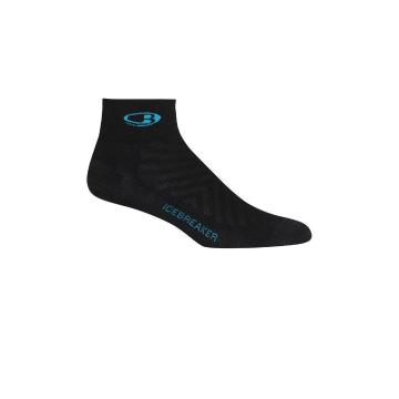 Icebreaker Women's Run+ Ultralight Mini Socks - Black
