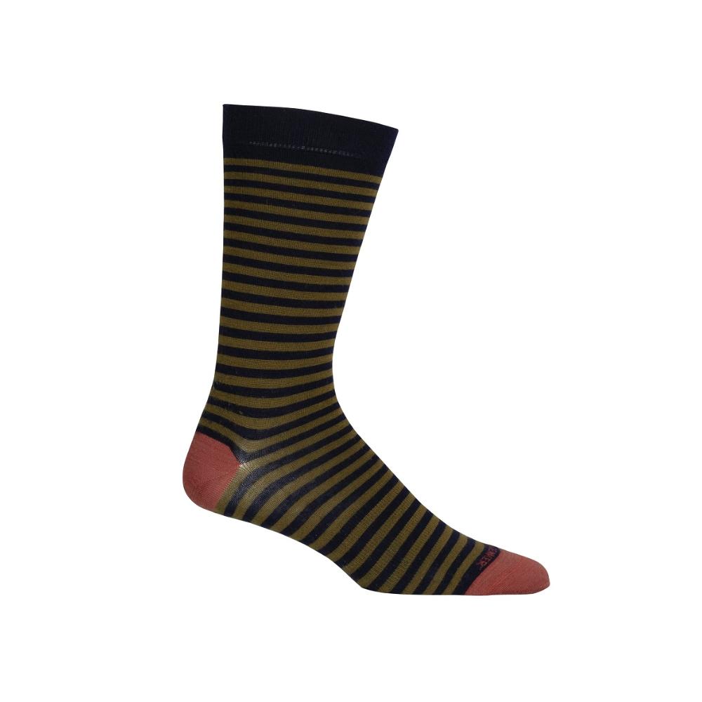 Men's Lifestyle Fine Gauge Crew Stripe Socks
