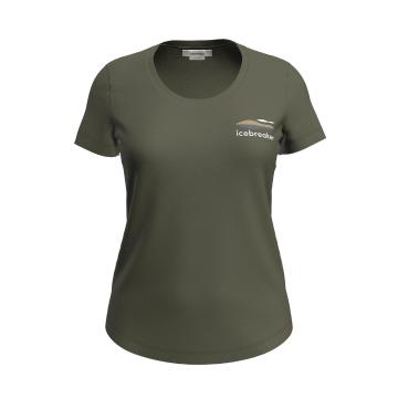 Icebreaker Women's Merino Tech Lite II T-Shirt Aotearoa - Loden