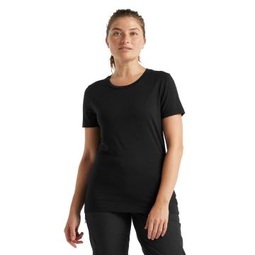 Icebreaker Women's Tech Lite Short Sleeve Tee - Black