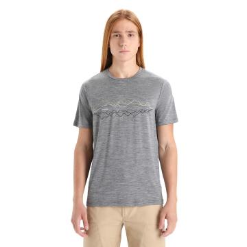 Icebreaker Men's Tech Lite II Short Sleeve T-Shirt - Gritstone HTHR