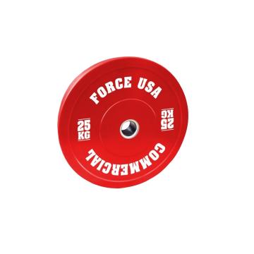 Force USA Pro Grade Bumper Plate 25kg - Red