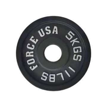 Force USA Steel Olympic Weight Plate 5kg - Black