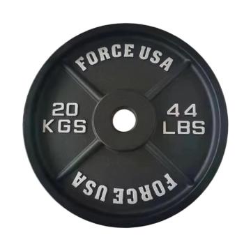 Force USA Steel Olympic Weight Plate 20kg - Black