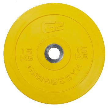 Garage Gym Olympic Bumper Plate 15Kg (New Code)