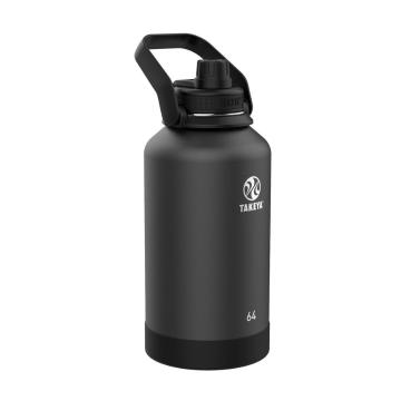Takeya Active Stianless Steel Bottle 1.9L - Onyx Black