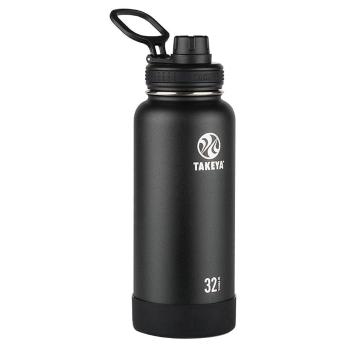 Takeya Stainless Steel Drink Bottle - 950ml - Onyx Black