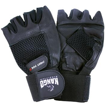 Gladiator Weight Lifting Gloves - Goat Leather - Black
