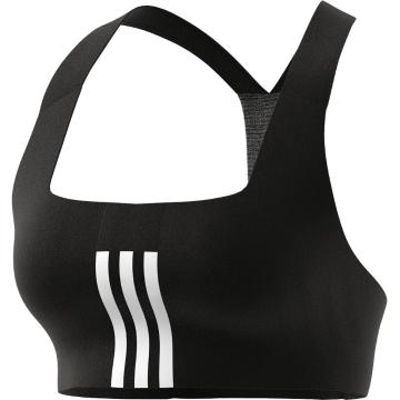 Adidas Women's Power Impact Training Mid Support Bra - Black / White