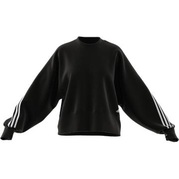 Adidas Women's Future Icons 3 Stripe Sweatshirt  - Black