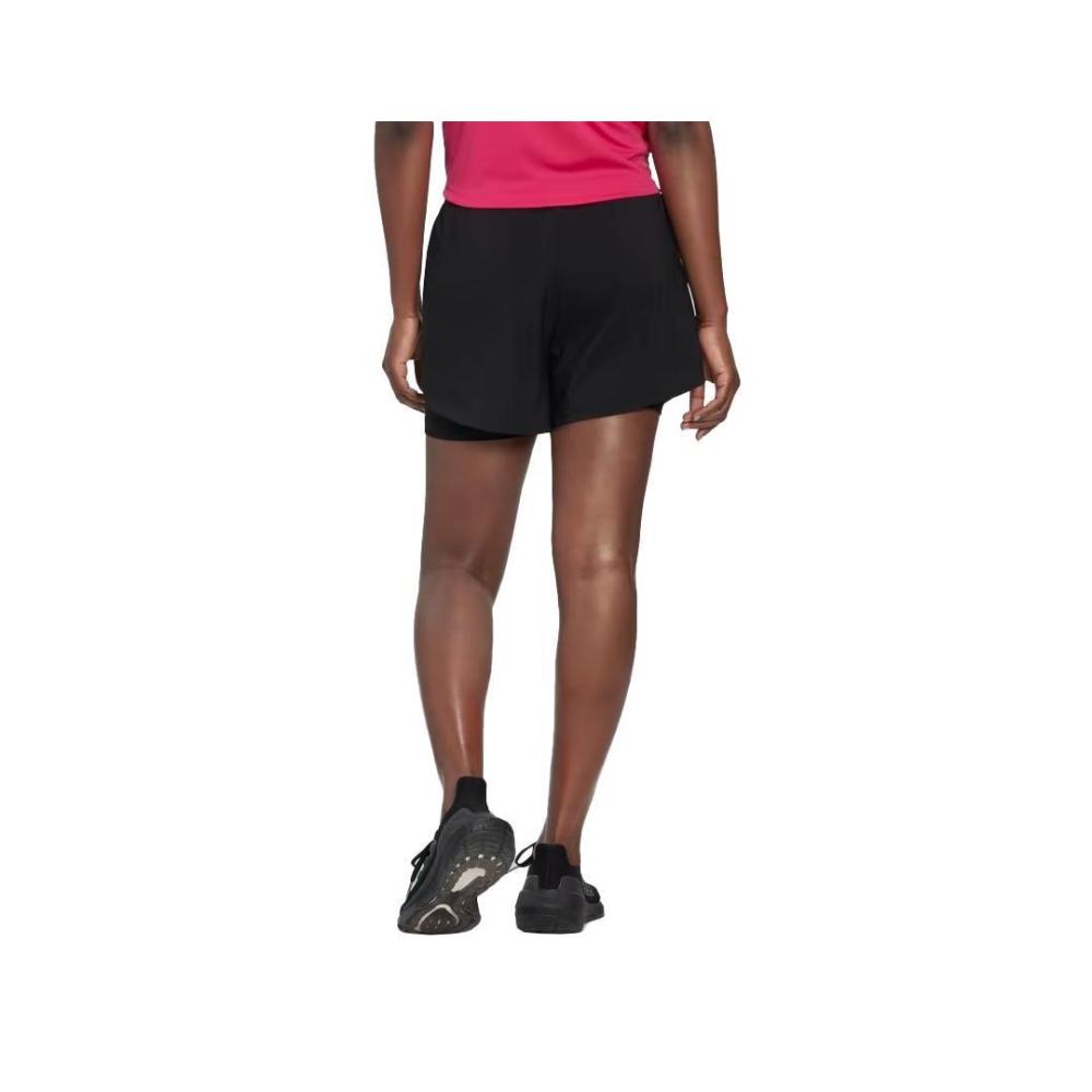 Adidas Women's 2 in 1 Train Shorts - Black / White