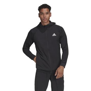 Adidas Men's Training Full Zip Hoody  - Black