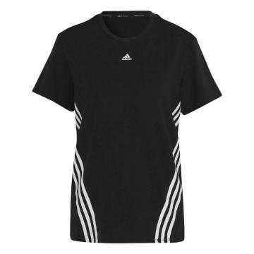 Adidas Women's Trainicons 3-Stripes Tee - Black / White