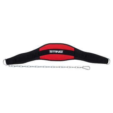 Sting 7 inch Neo Dip Belt Black - Black/Red OSO - Black Red